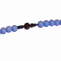 Chapelet bleu ciel et marron – Image 3