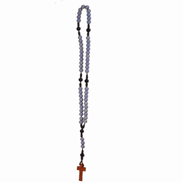 Chapelet bleu ciel - bleu foncé