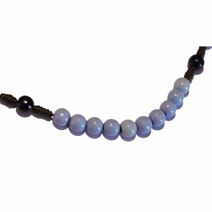 Chapelet bleu ciel - bleu foncé – Image 3