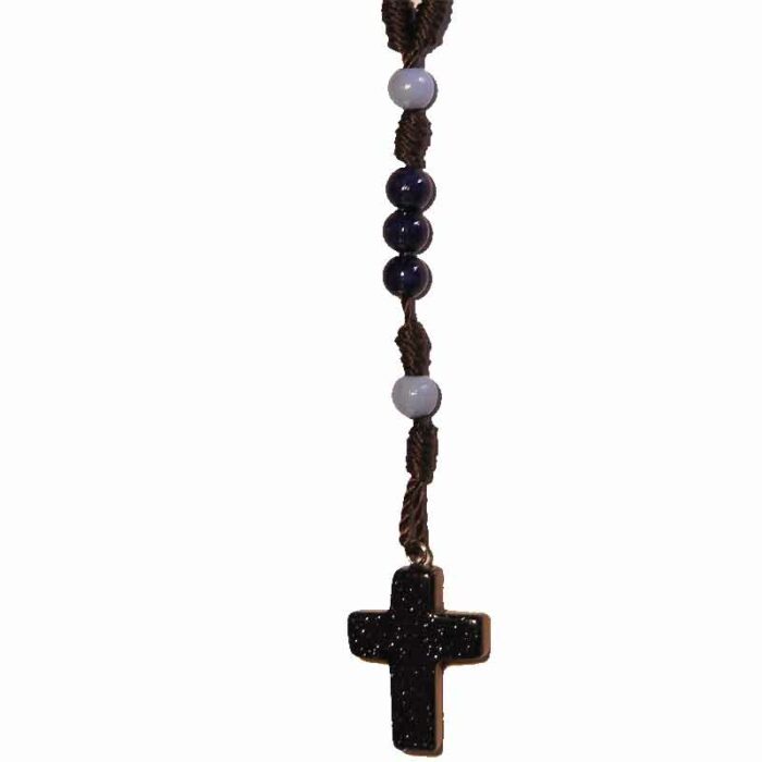 Petit chapelet bleu foncé – Image 3