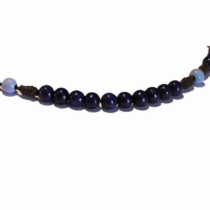 Petit chapelet bleu foncé – Image 2